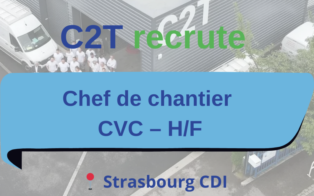 Chef de chantier CVC-H/F