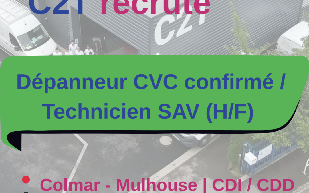 Monteur et Installateur CVCS (H/F) 📍 Strasbourg|CDI / CDD